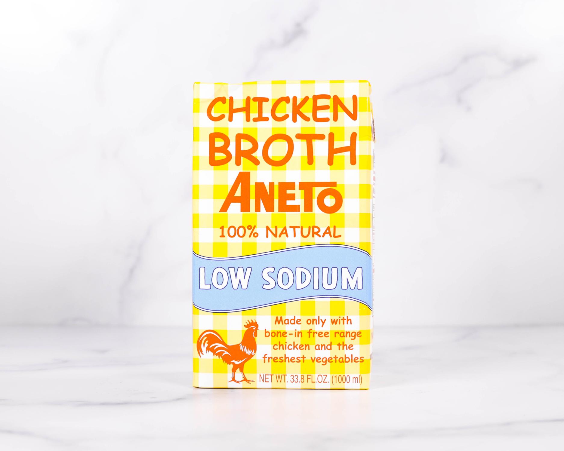 Aneto Low Sodium Chicken Broth 