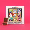 Le Chocolate des Francais 9 chocolate squares Animals