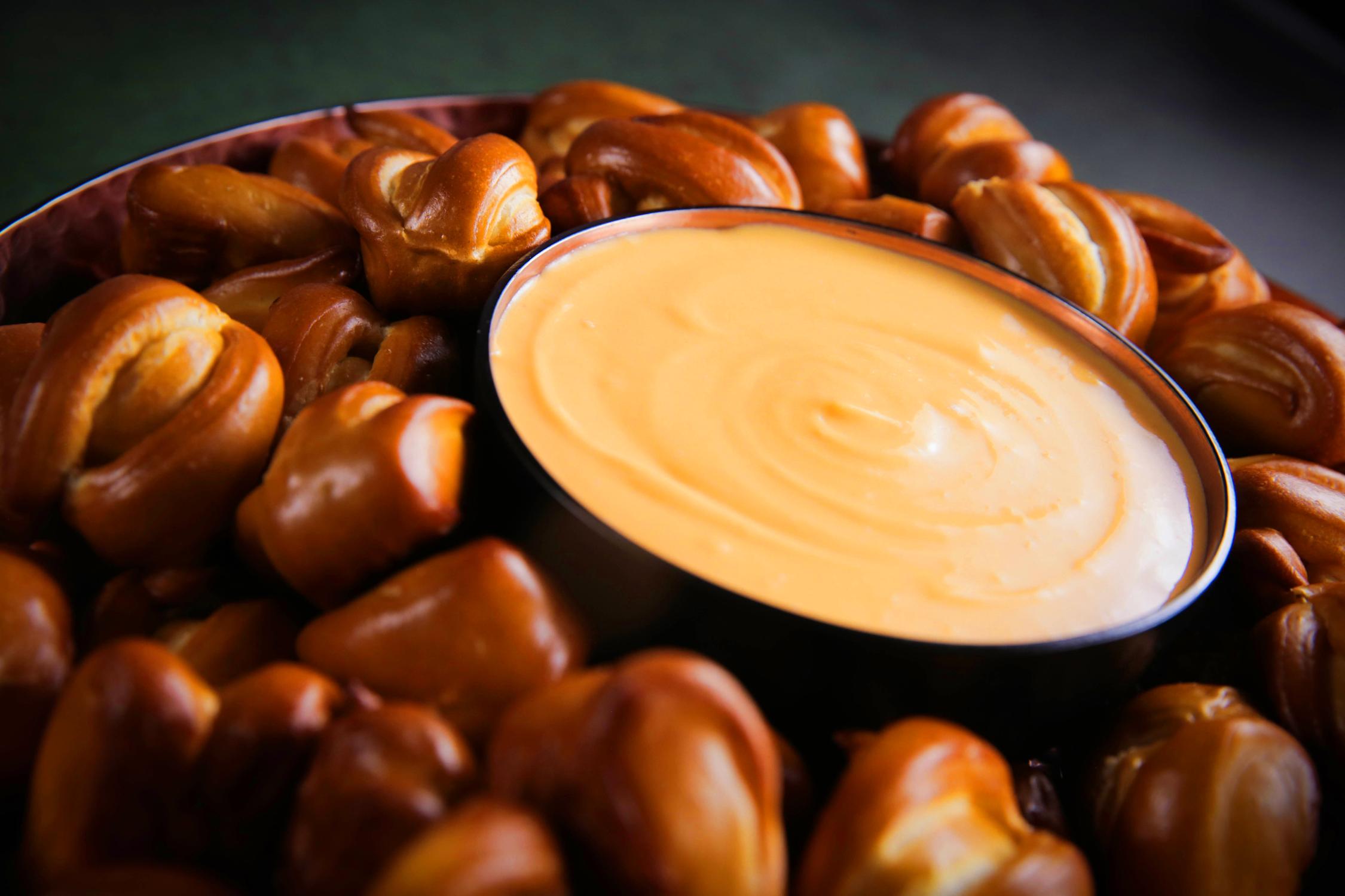 Beer Cheese and Bavarian Pretzels