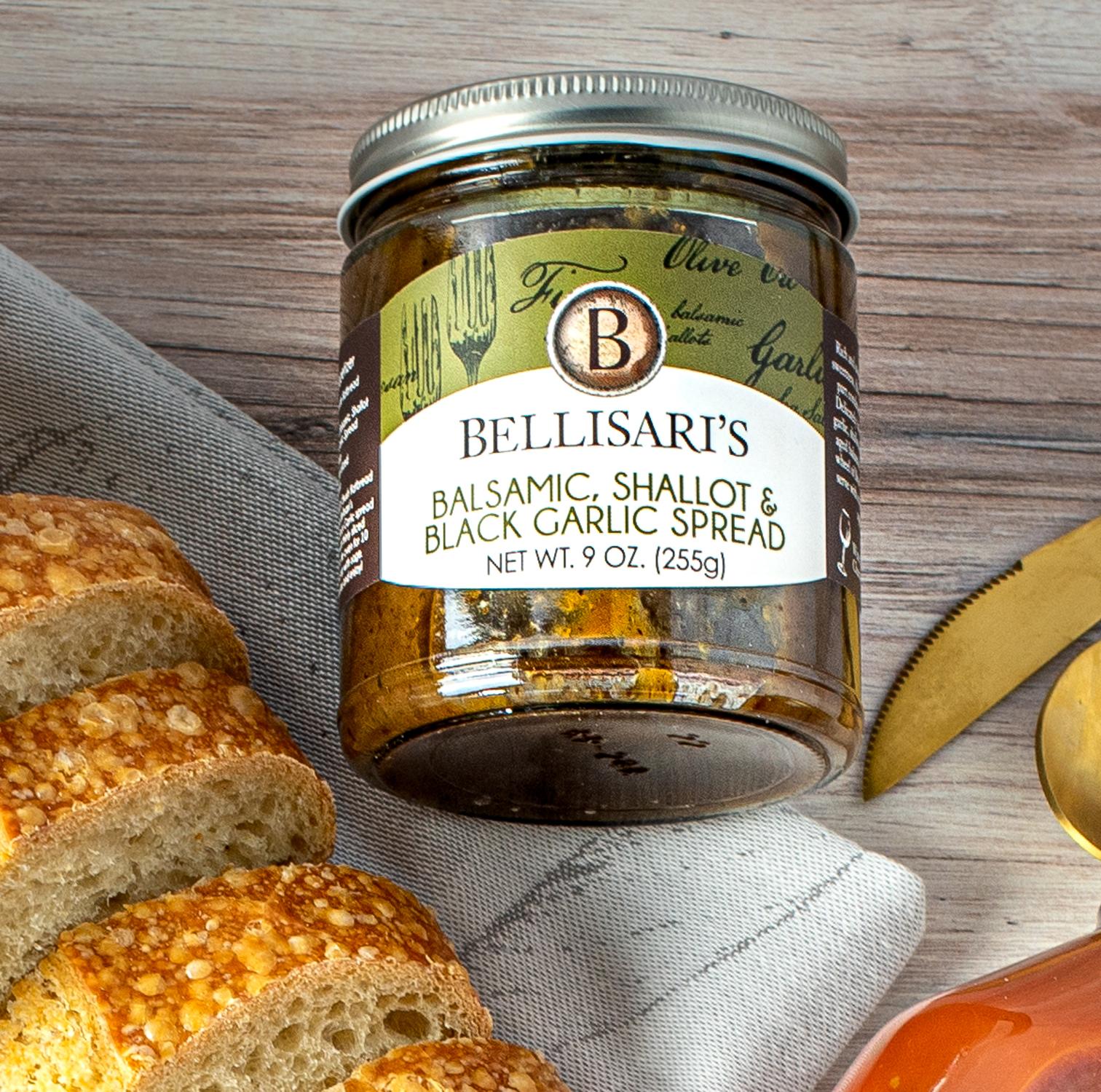 Bellisarie's Black Garlic and Shallot Spread