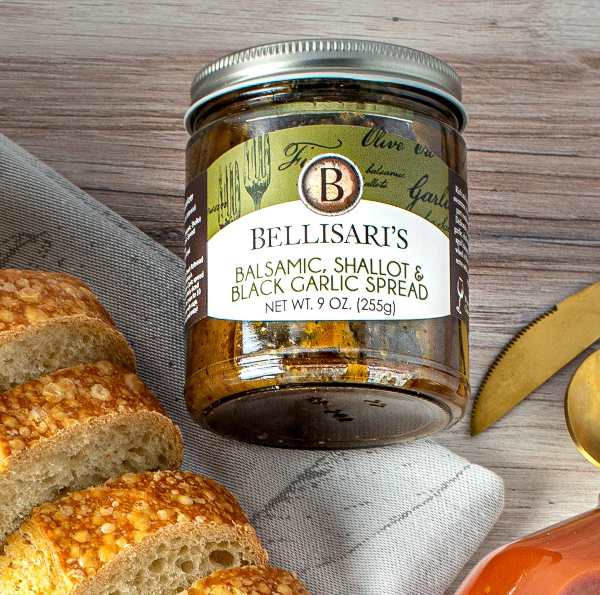 Bellisarie's Black Garlic and Shallot Spread