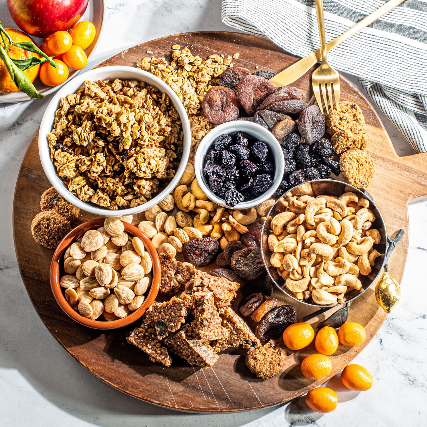 Better For You Snack Box with Nuts, granola and dried fruit