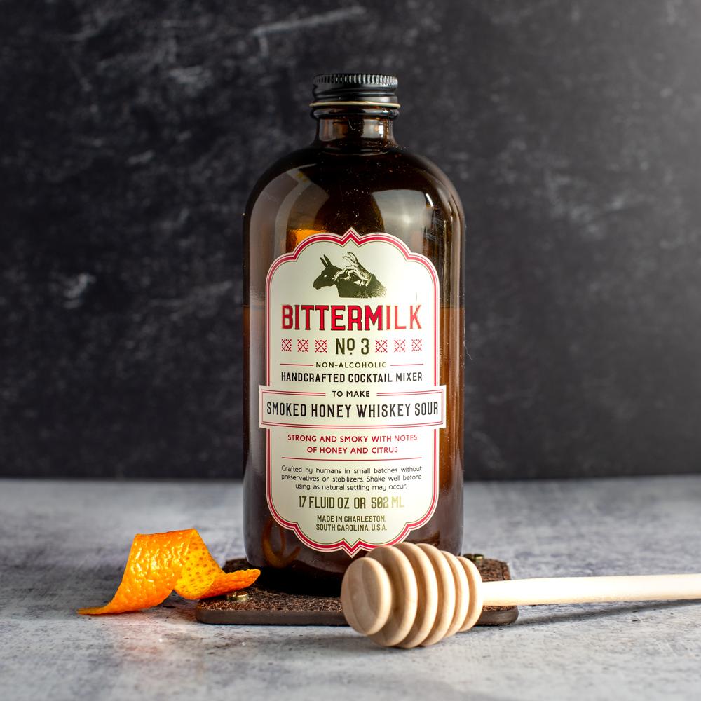 Bittermilk Smoked Honey Whiskey Sour 