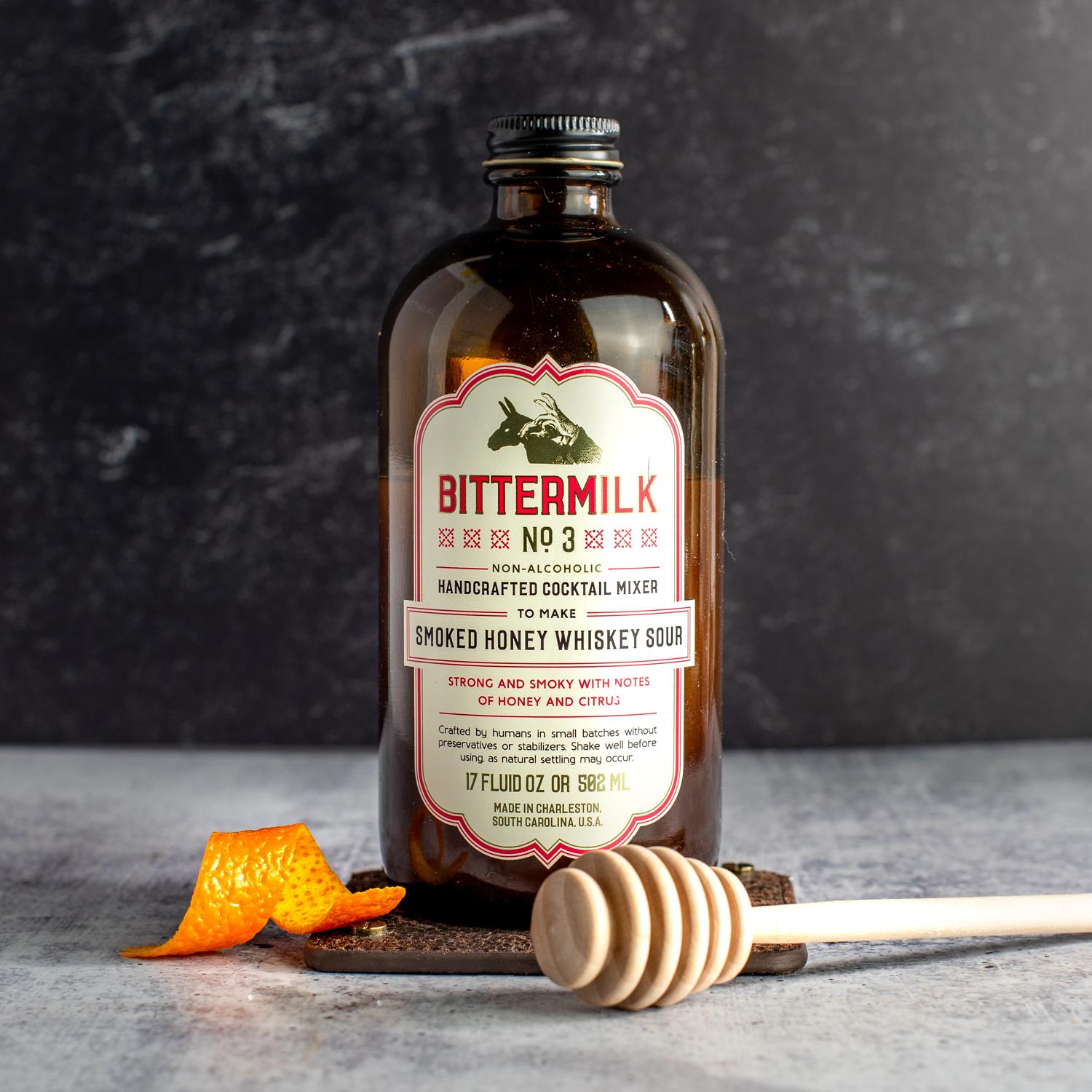 Bittermilk Smoked Honey Whiskey Sour 