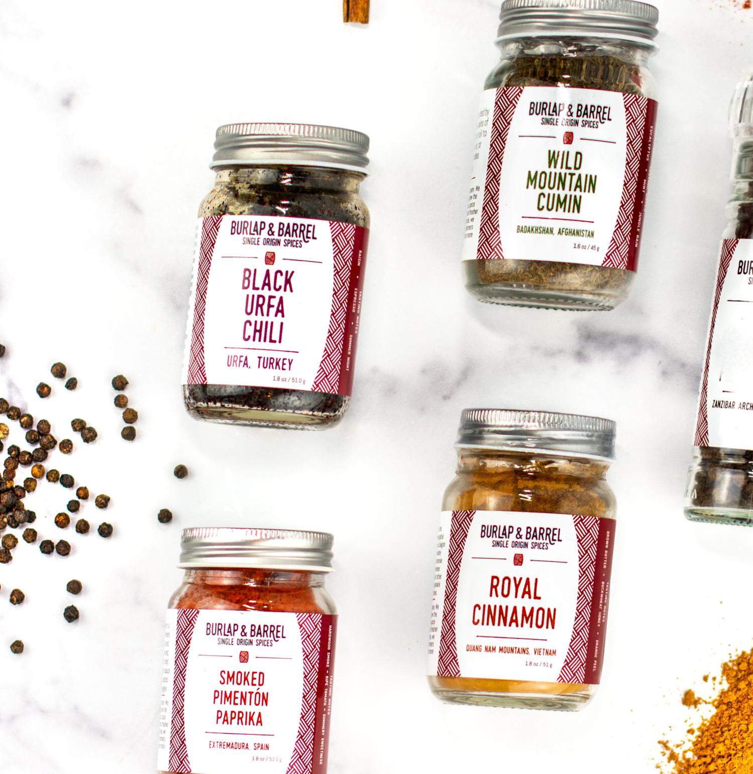 Burlap and Barrel spice bundle