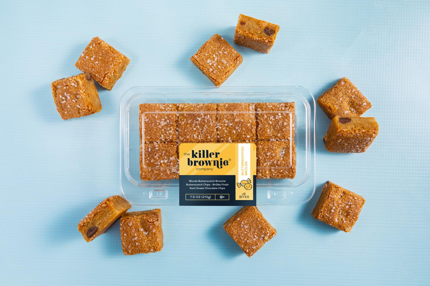 Killer Brownie Butterscoch Brulee Bites