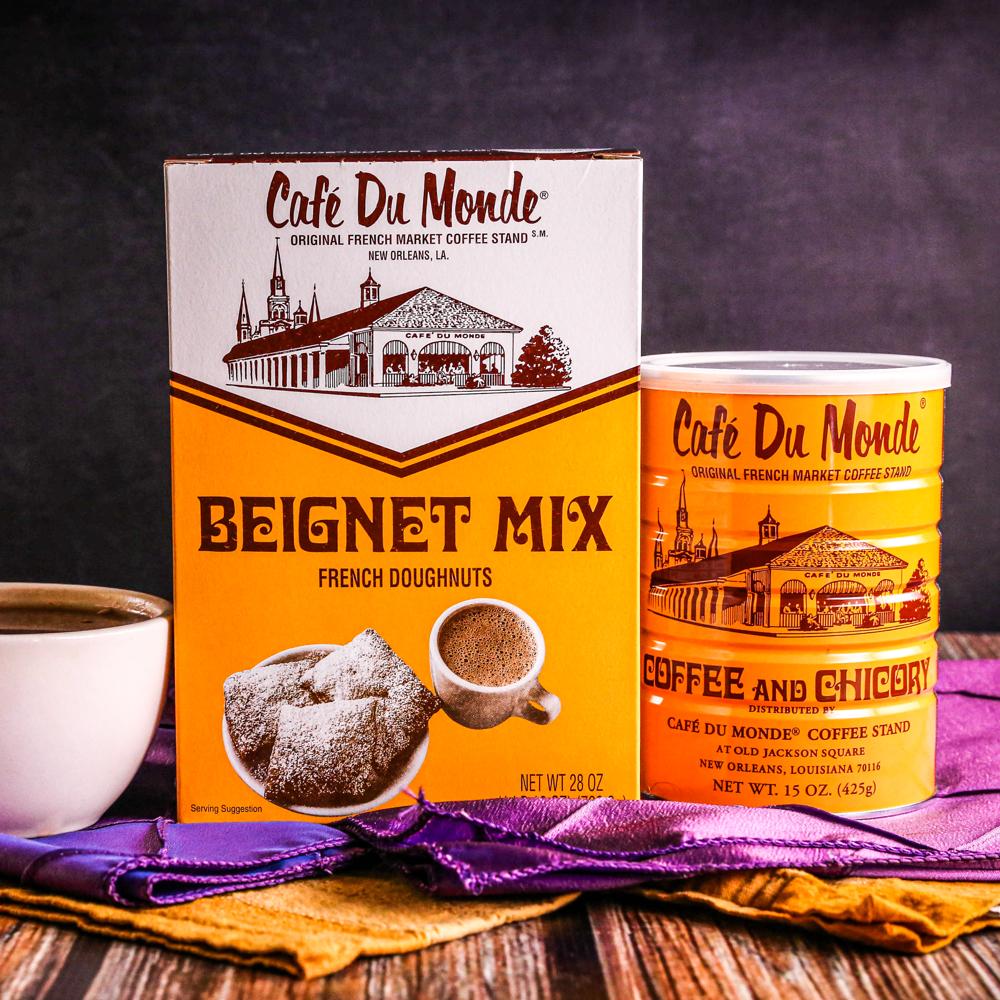 Cafe Du Monde Beignet Mix and Coffee with Chicory