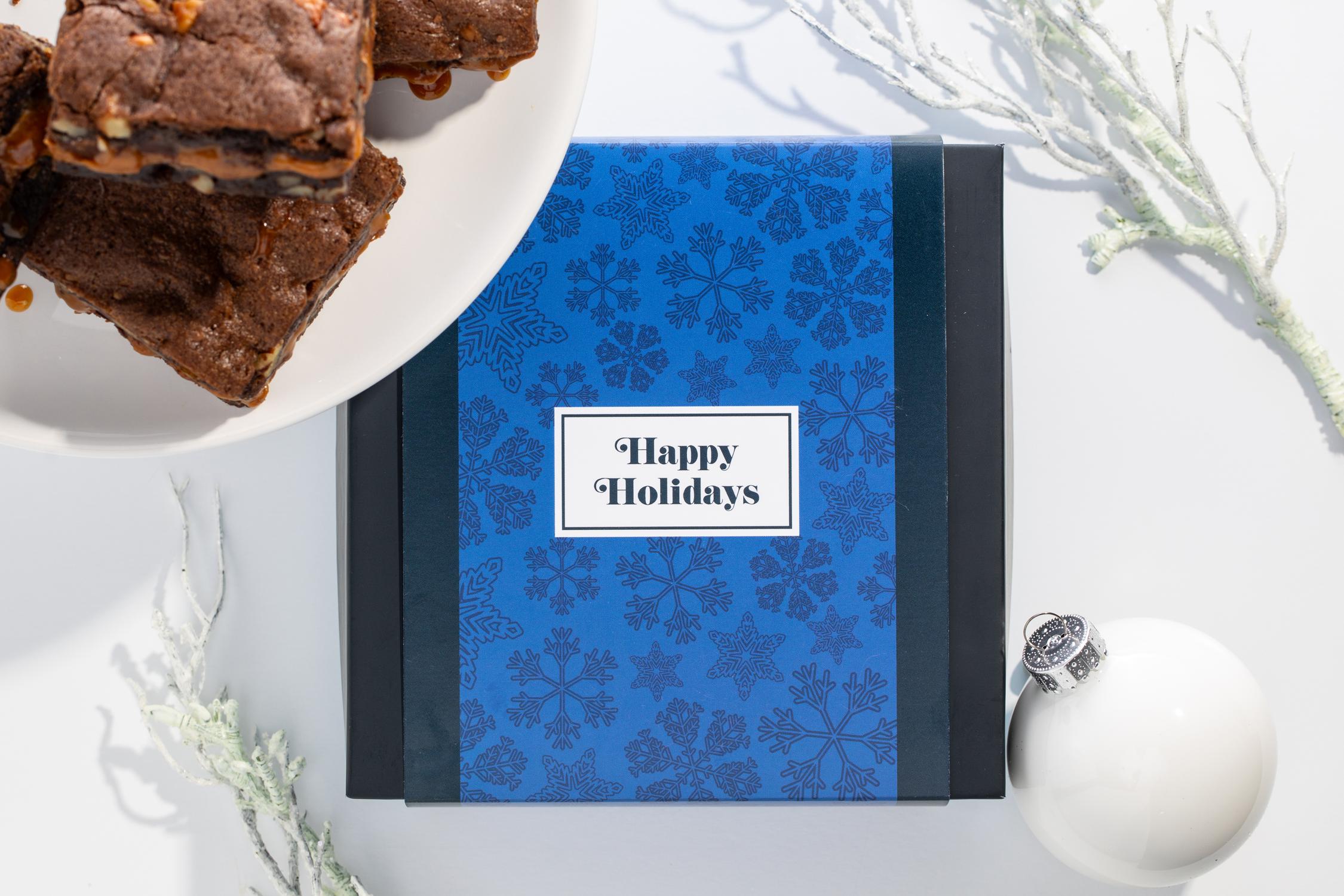 Killer Brownie Happy Holidays Gift Box
