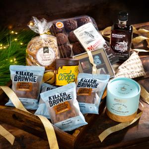 Chocolate Lover's Gift Box featuring decadent chocolate treats