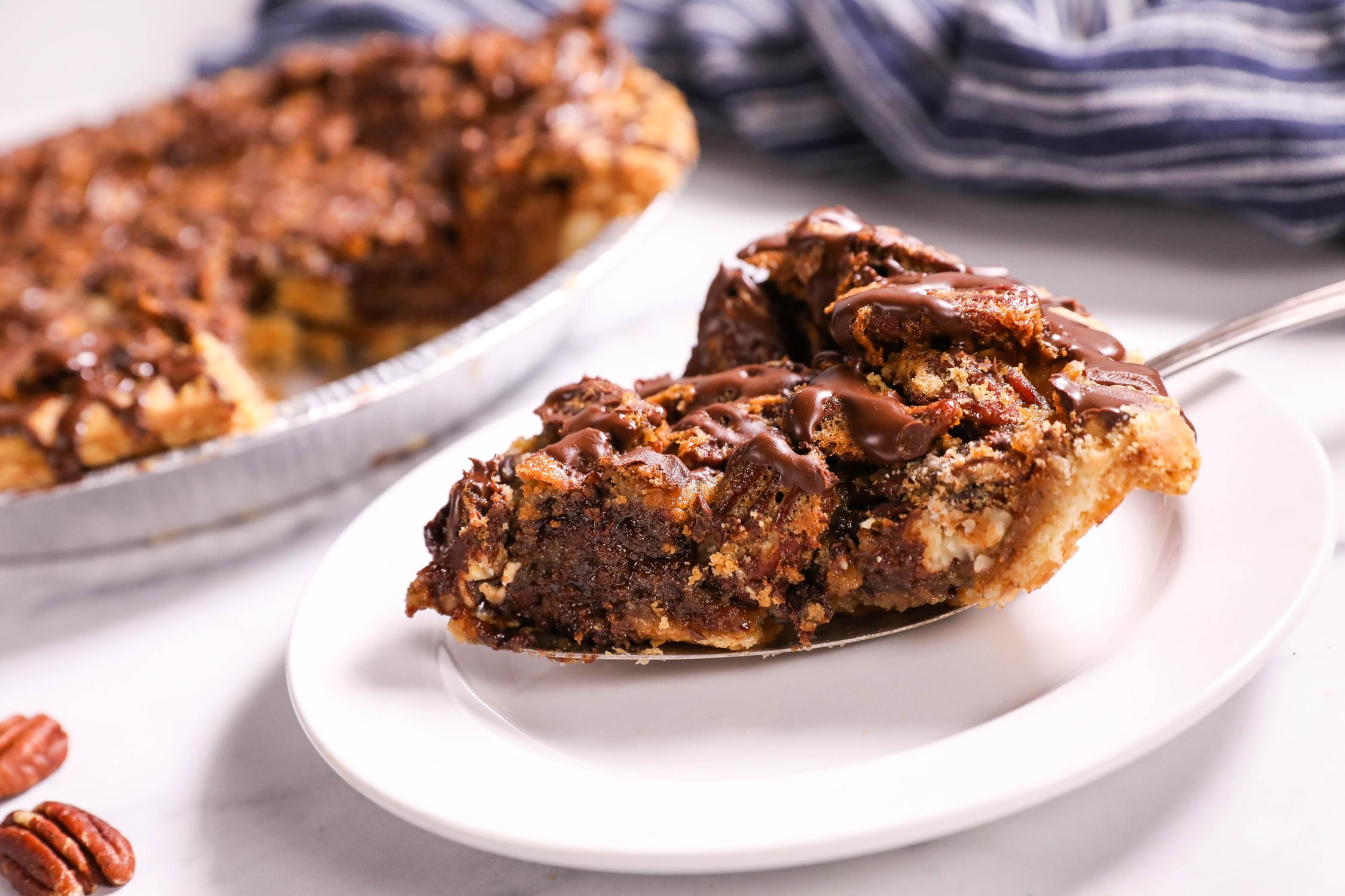 DLM Chocolate Bourbon Pecan Pie