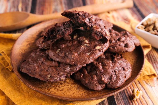 Chocolate Walnut Chews