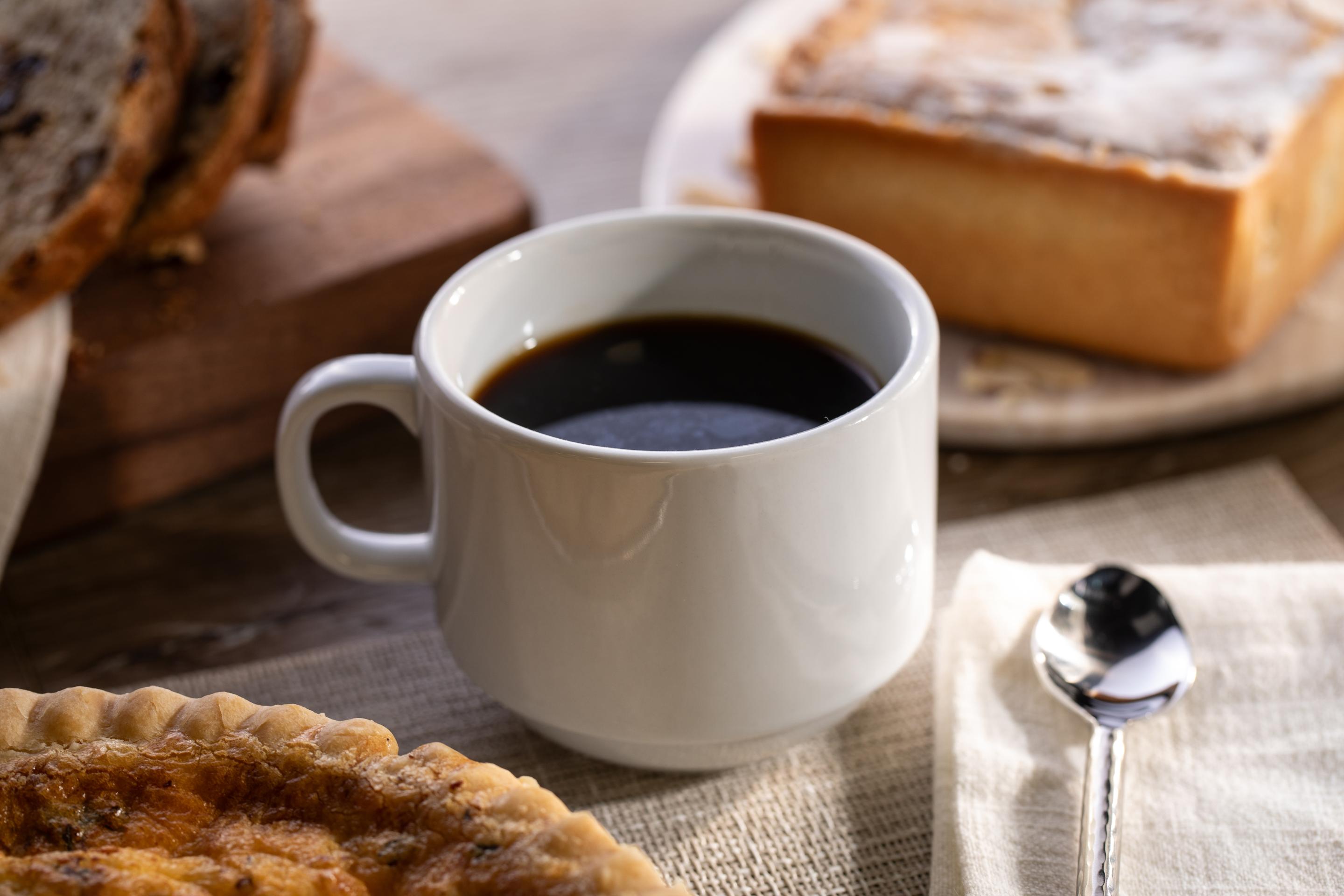 cup of highlander grogg coffee