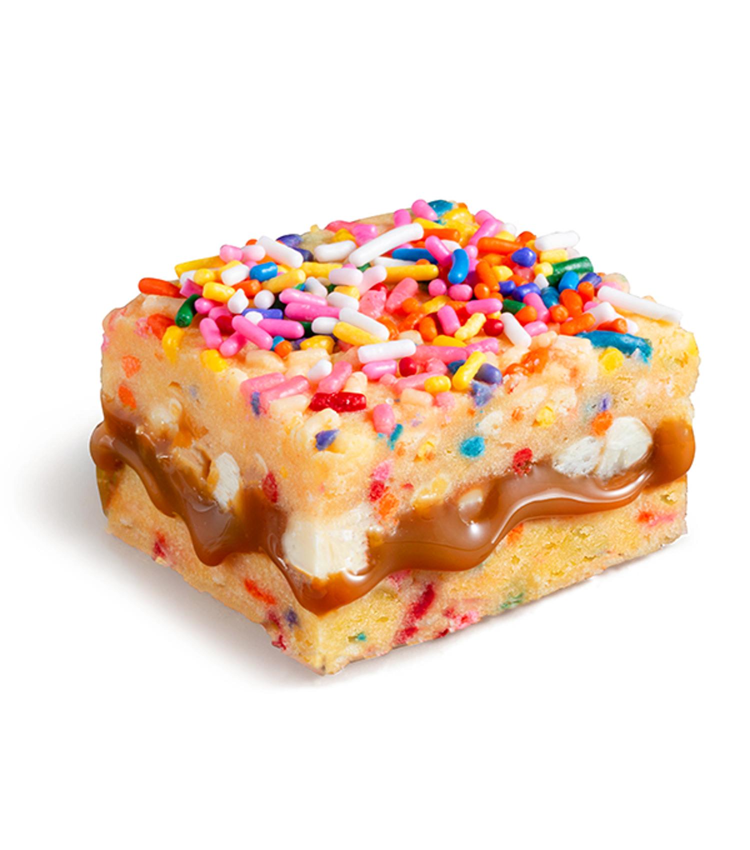 confetti killer brownie bite