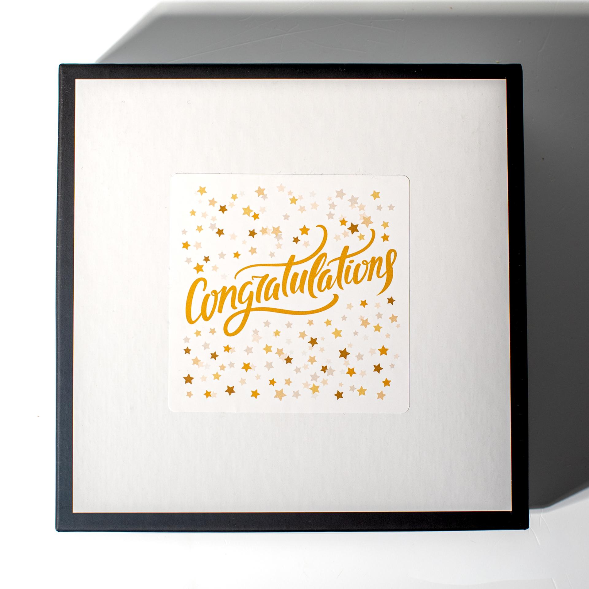 Congratulations gift box full of killer brownies