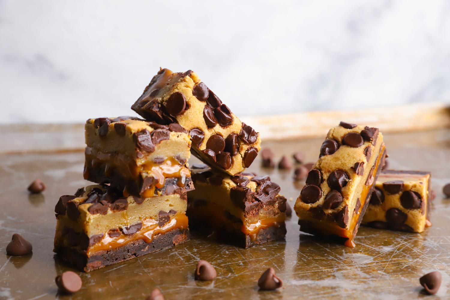 Cookie Dough with Caramel