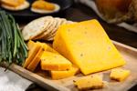 Cotswold Double Gloucester with Onions and Chives great for a cheese board
