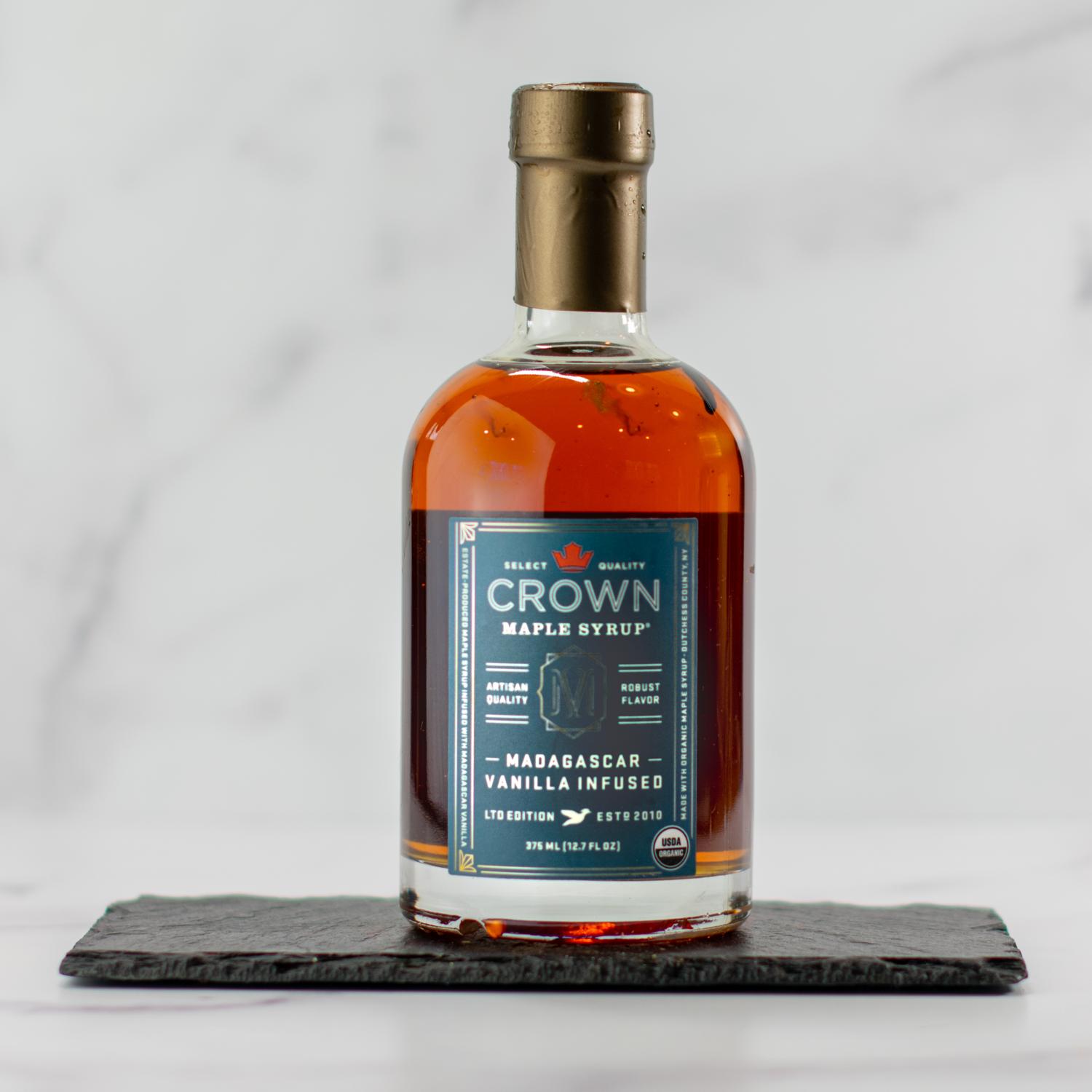 Crown Madagascar Vanilla Infused Maple Syrup