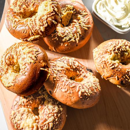 DLM Artisan Asiago Bagels