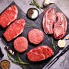 DLM Butcher's Best Box with Prime Ribeye and NY Strip Steaks from Niman Ranch, Kurobuta Pork Chops and Grass Fed Ground Beef