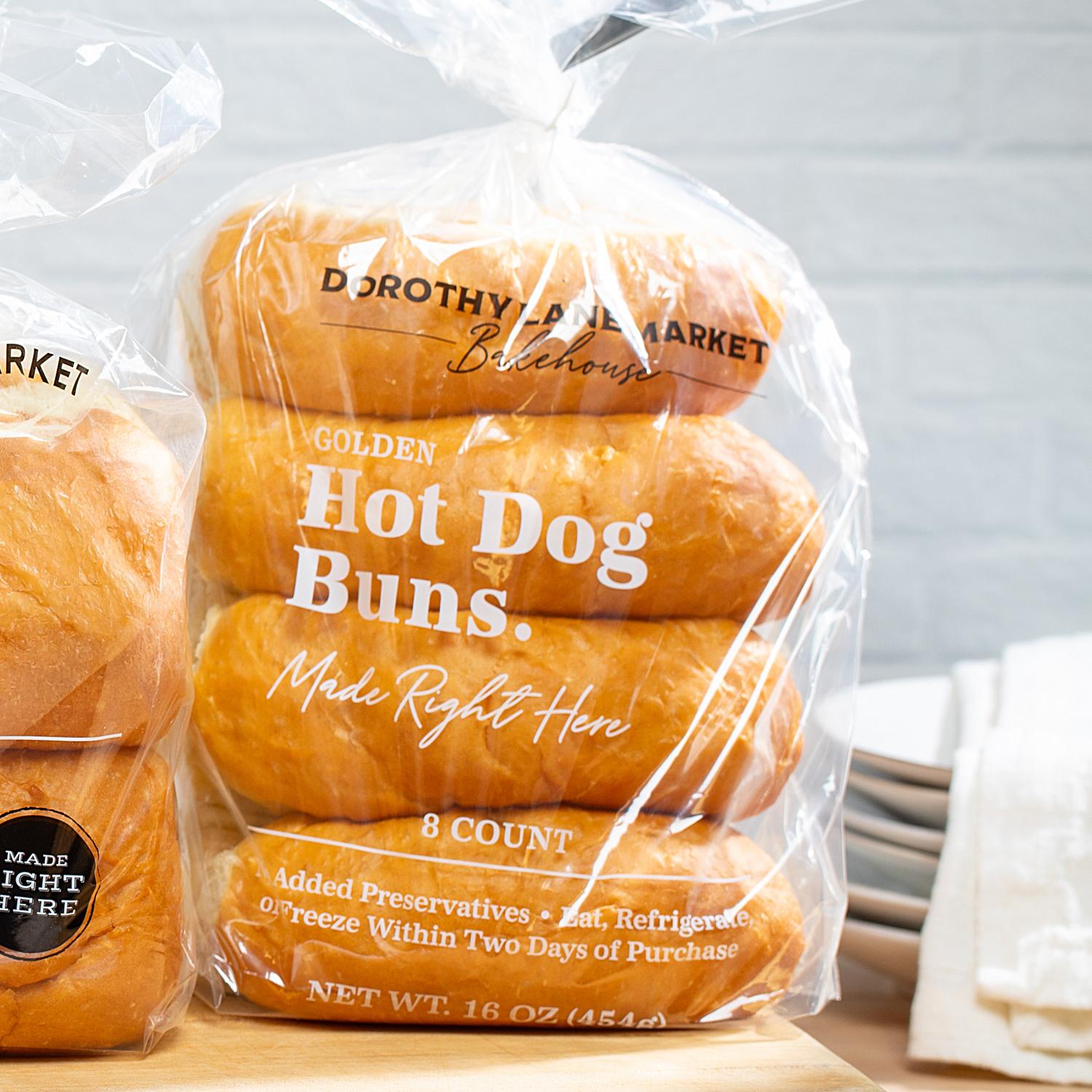 DLM Golden Hot dog buns