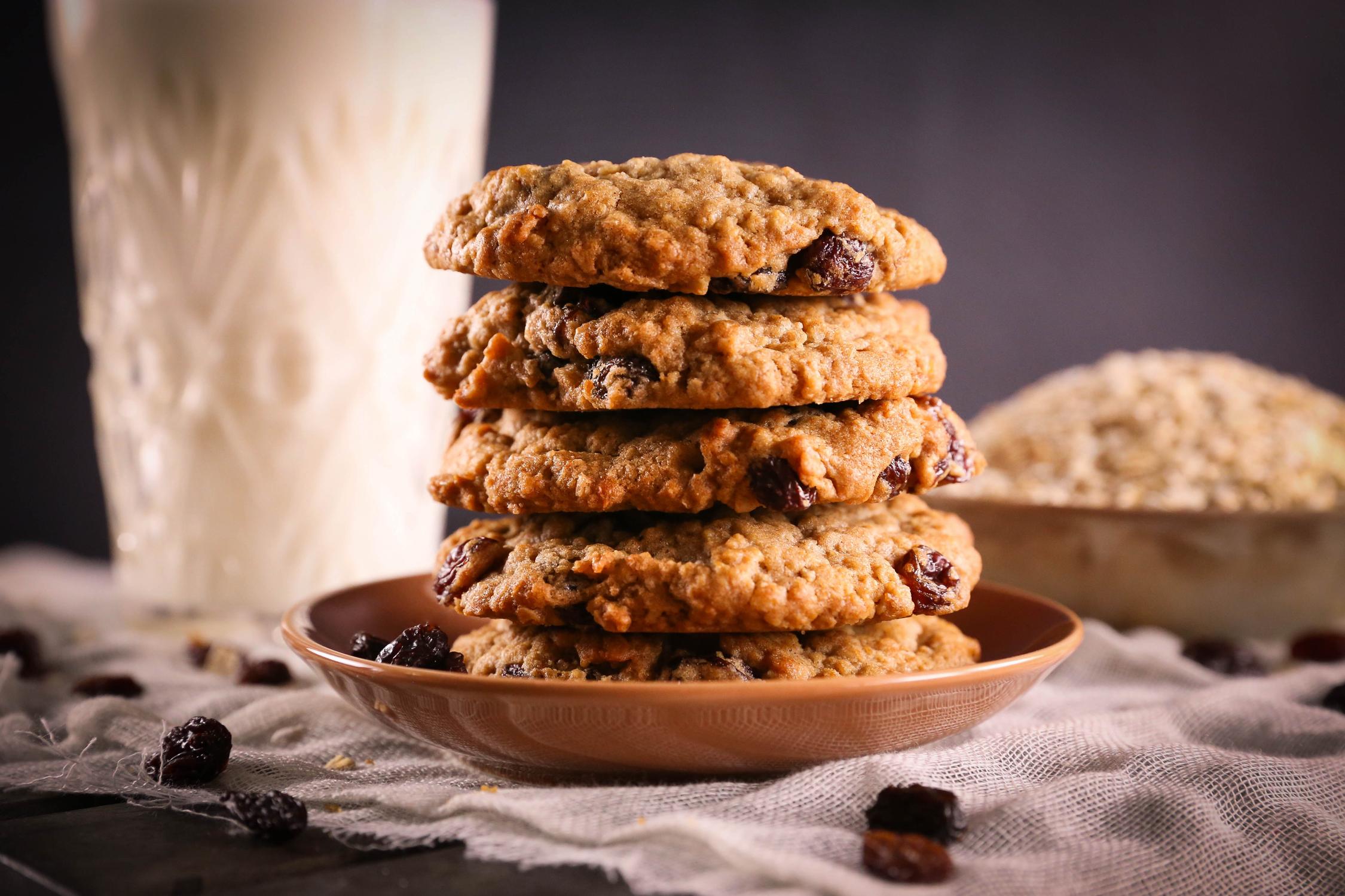 DLM All Butter Oatmeal Raisin cookies