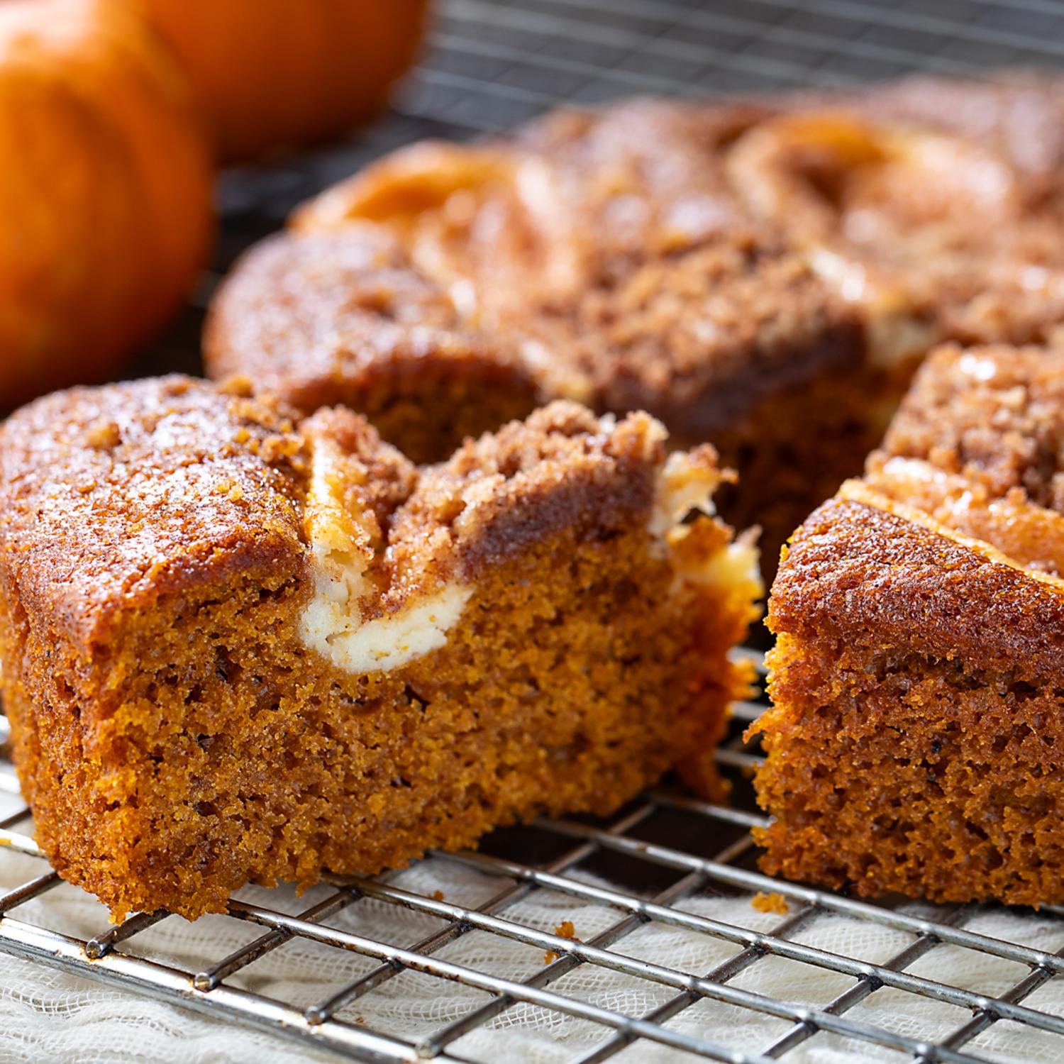 DLM Pumpkin Cream Cheese Coffee Cake