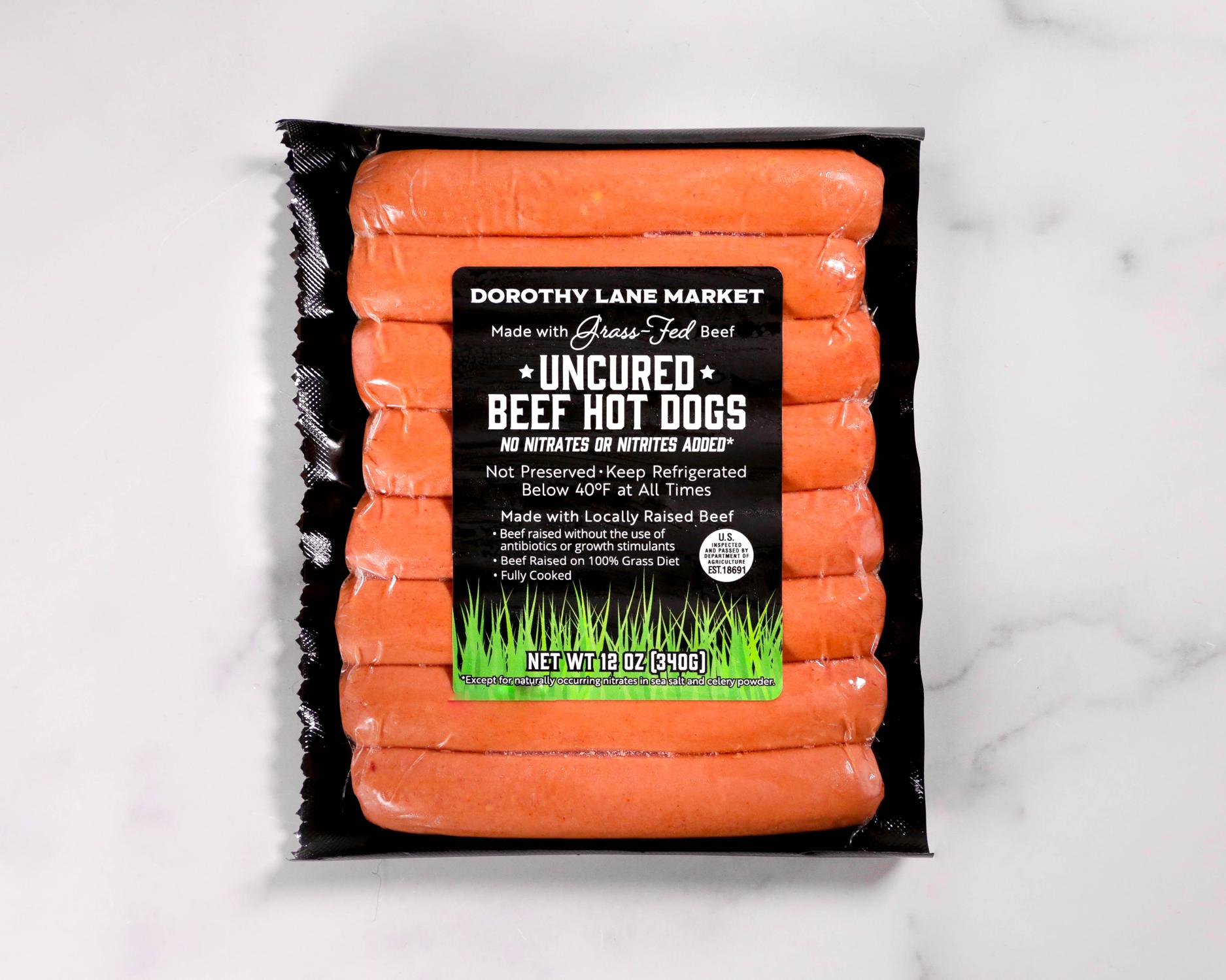 DLM Uncured Beef Hot Dogs