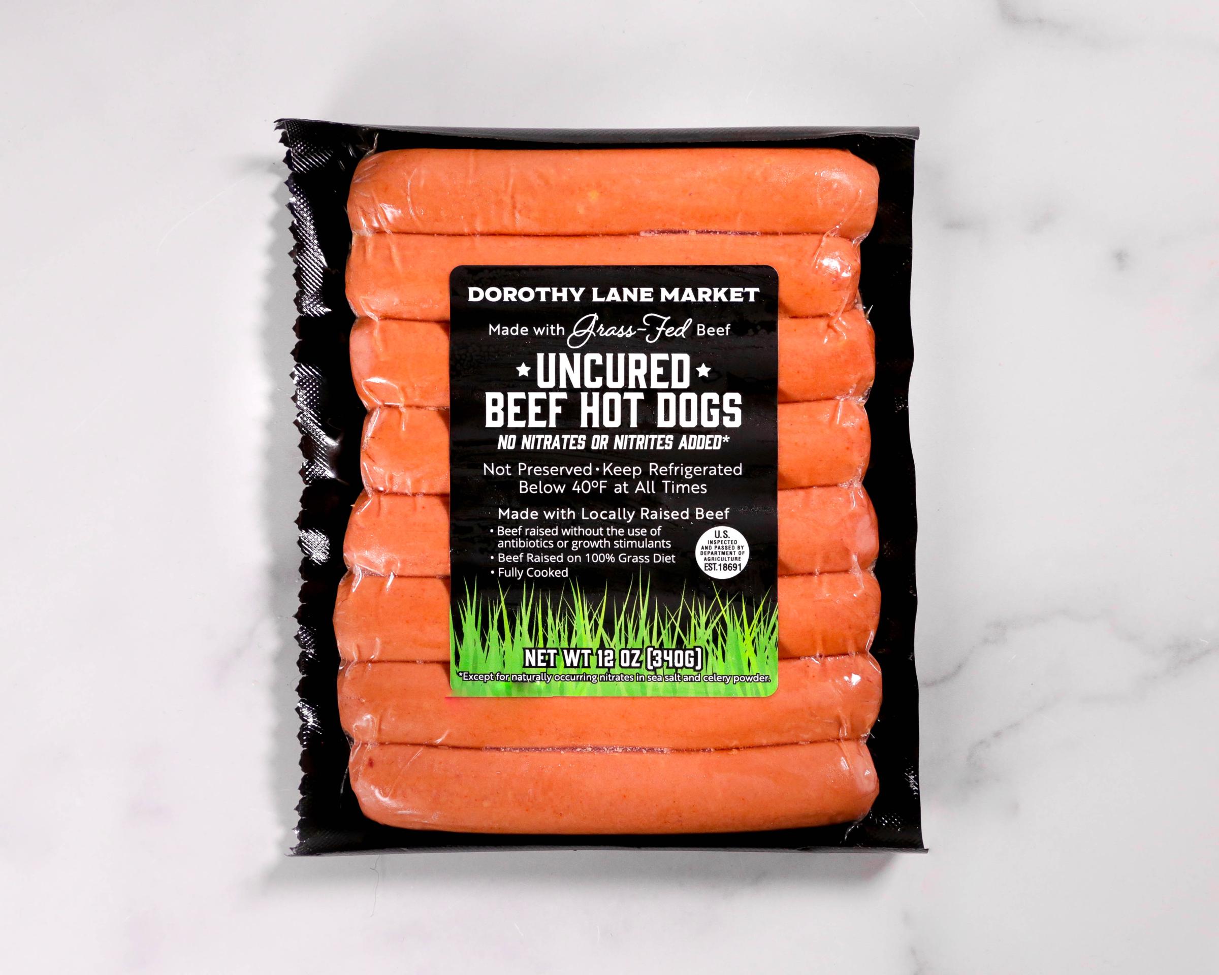 DLM Uncured Beef Hot Dogs