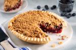 Grandma Dutch Berry Pie with rolled oat streusel topping