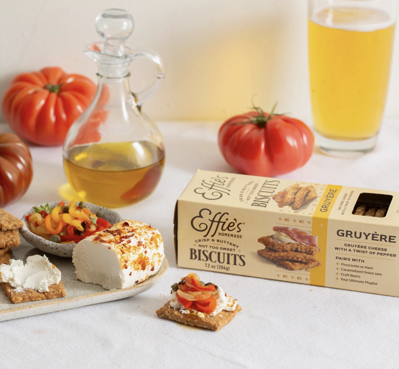 Effies homemade gruyere biscuits