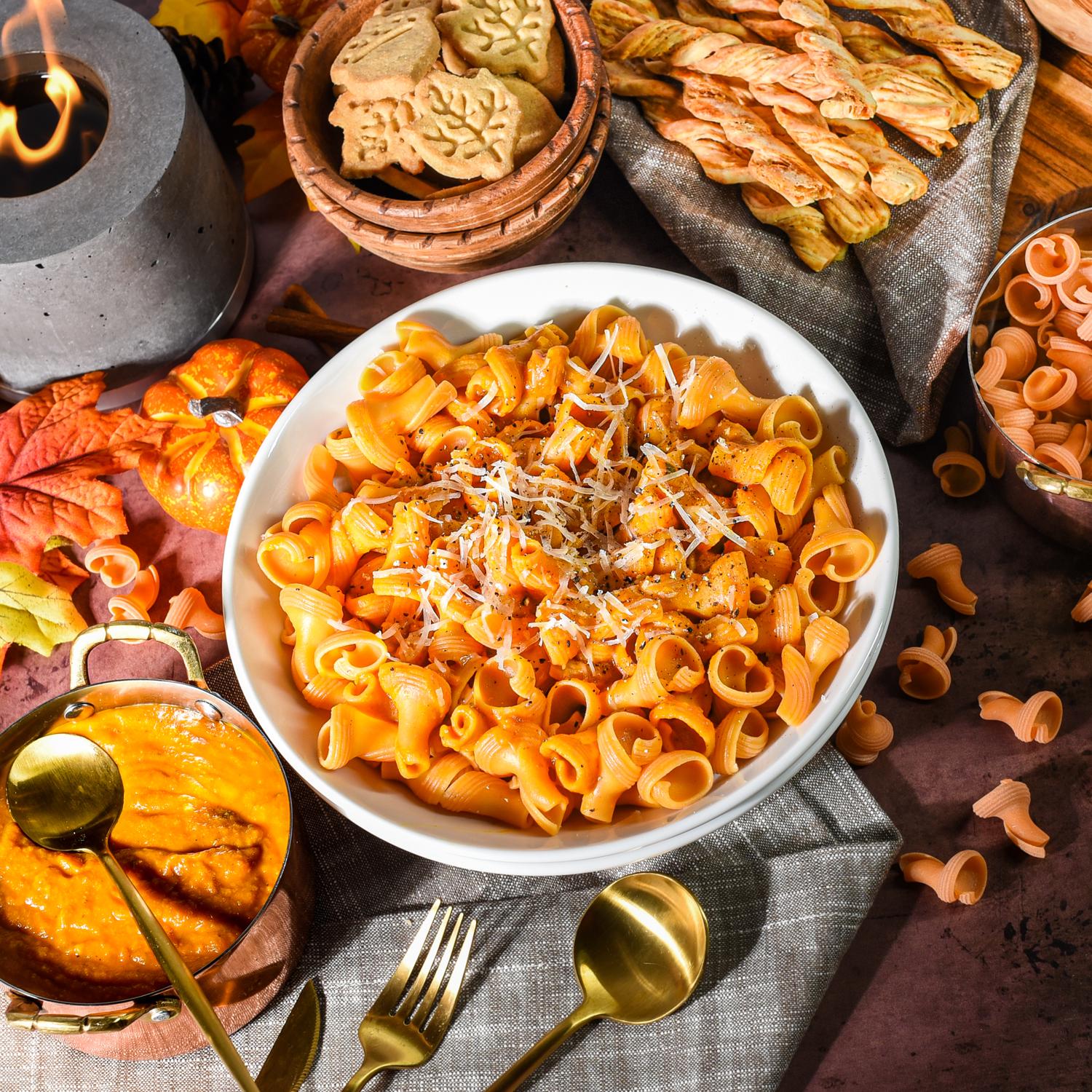 Fall Pasta Dinner Kit featuring Rustichella Pumpkin Pasta