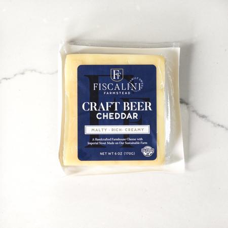 Fiscalini Farmstead Craft Beer Cheddar