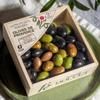 Francois Doucet Confiseur Olive de Provence Alonds coated with chocolate in wooden box