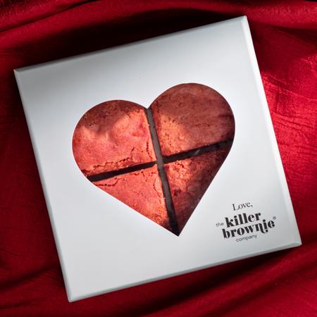 Killer Brownie From the Heart Gift Box - Strawberry Shortcake