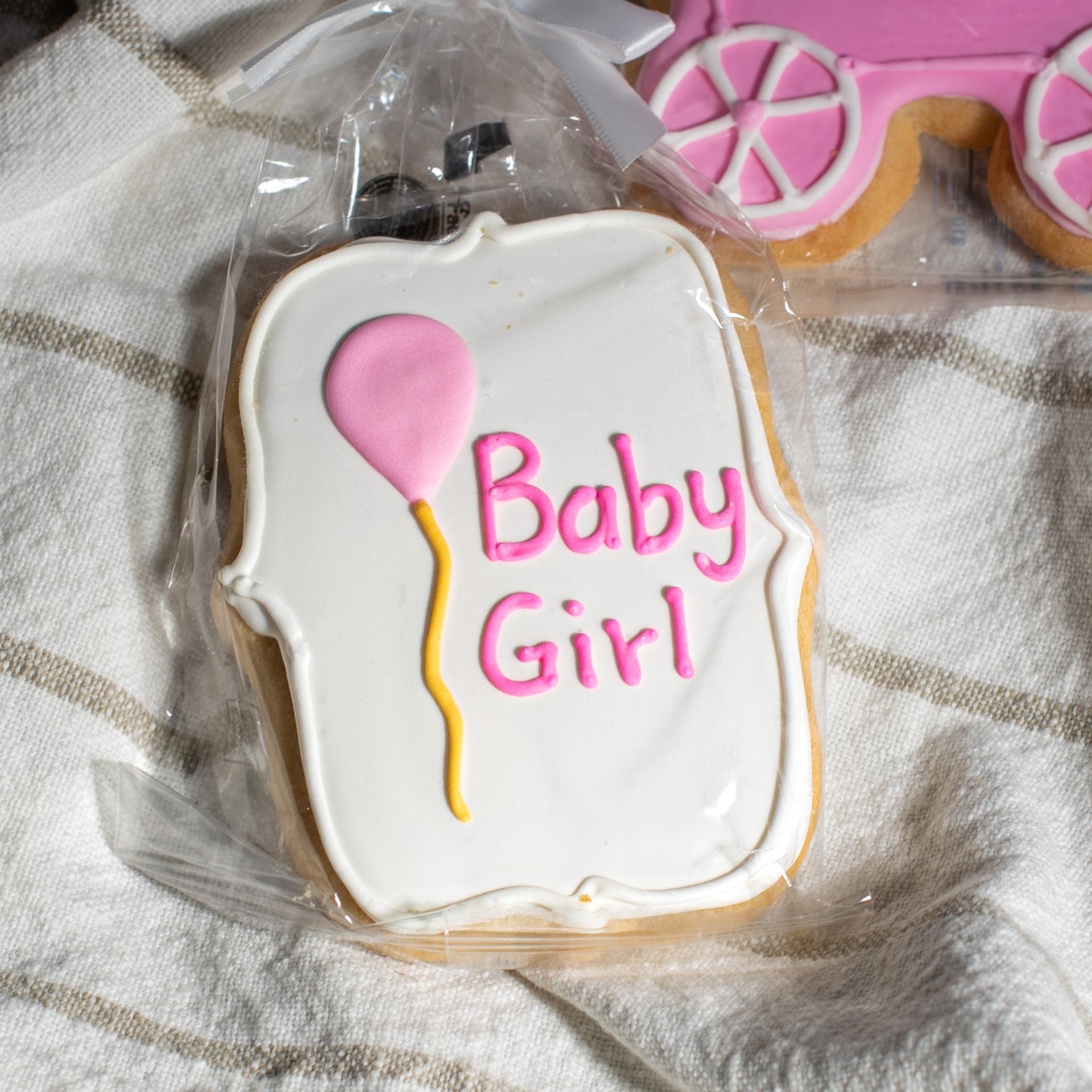 Frosted Baker Baby Girl Cookie