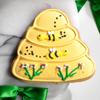 Frosted Baker Bee Hive Cookie