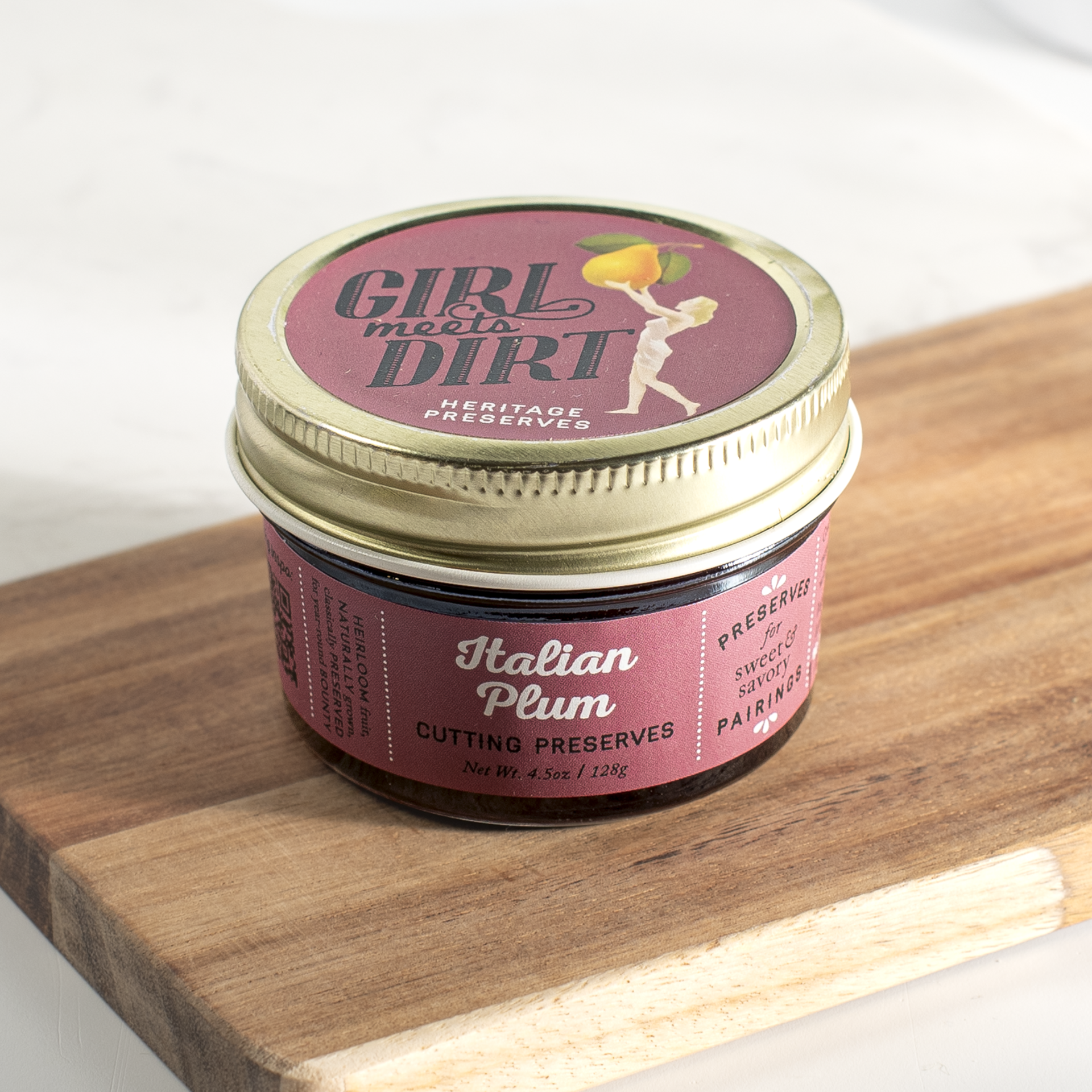 GIrl Meets Dirst Italian Plum Cutting Preserves.