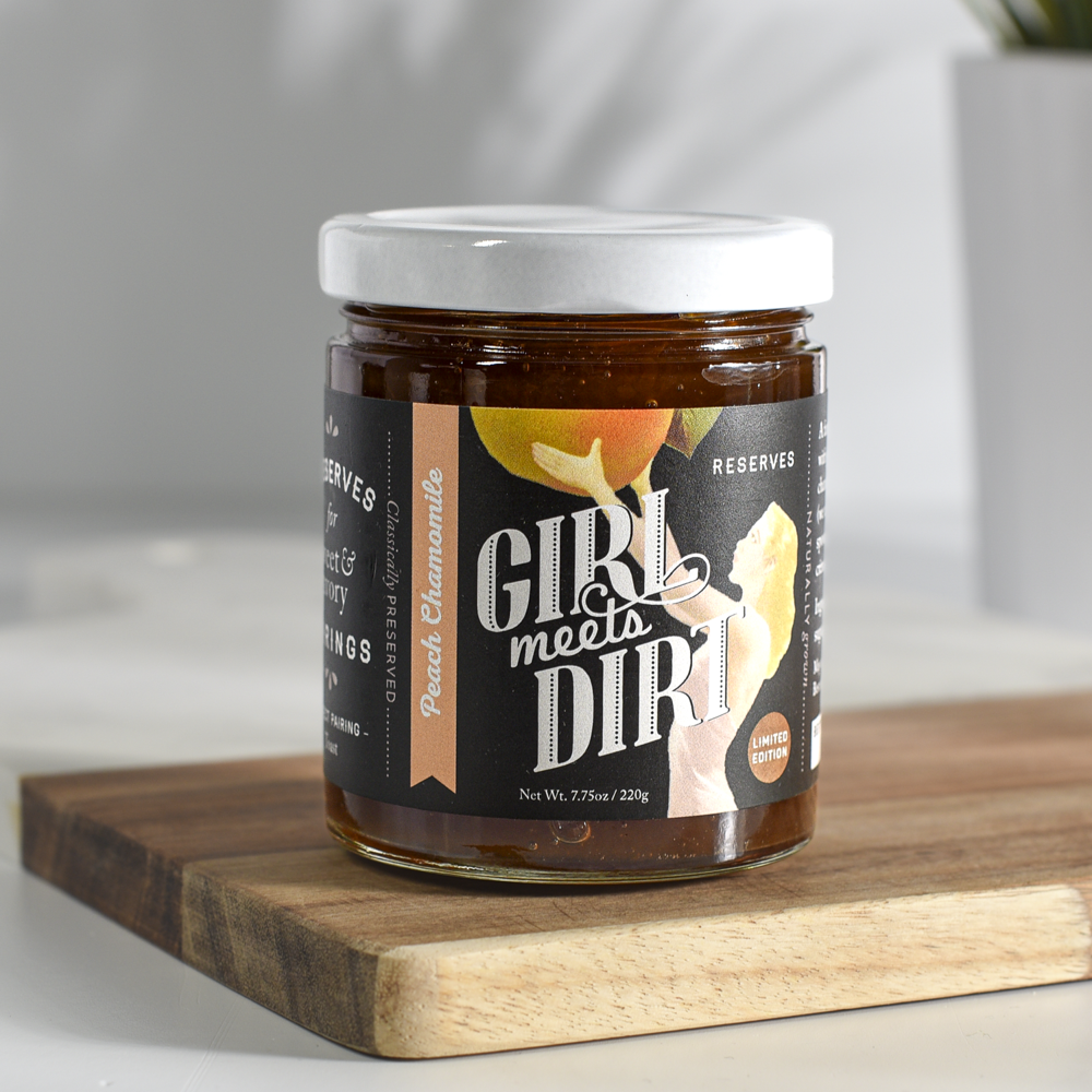 Girl Meets Dirt Limited Edition Peach Chamomile Reserves.