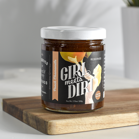 Girl Meets Dirt Limited Edition Peach Chamomile Reserves.