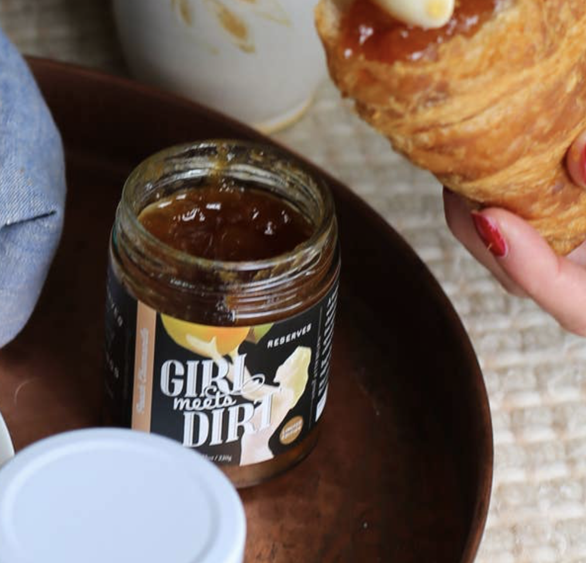girl meets dirt peach and chamomile preserves