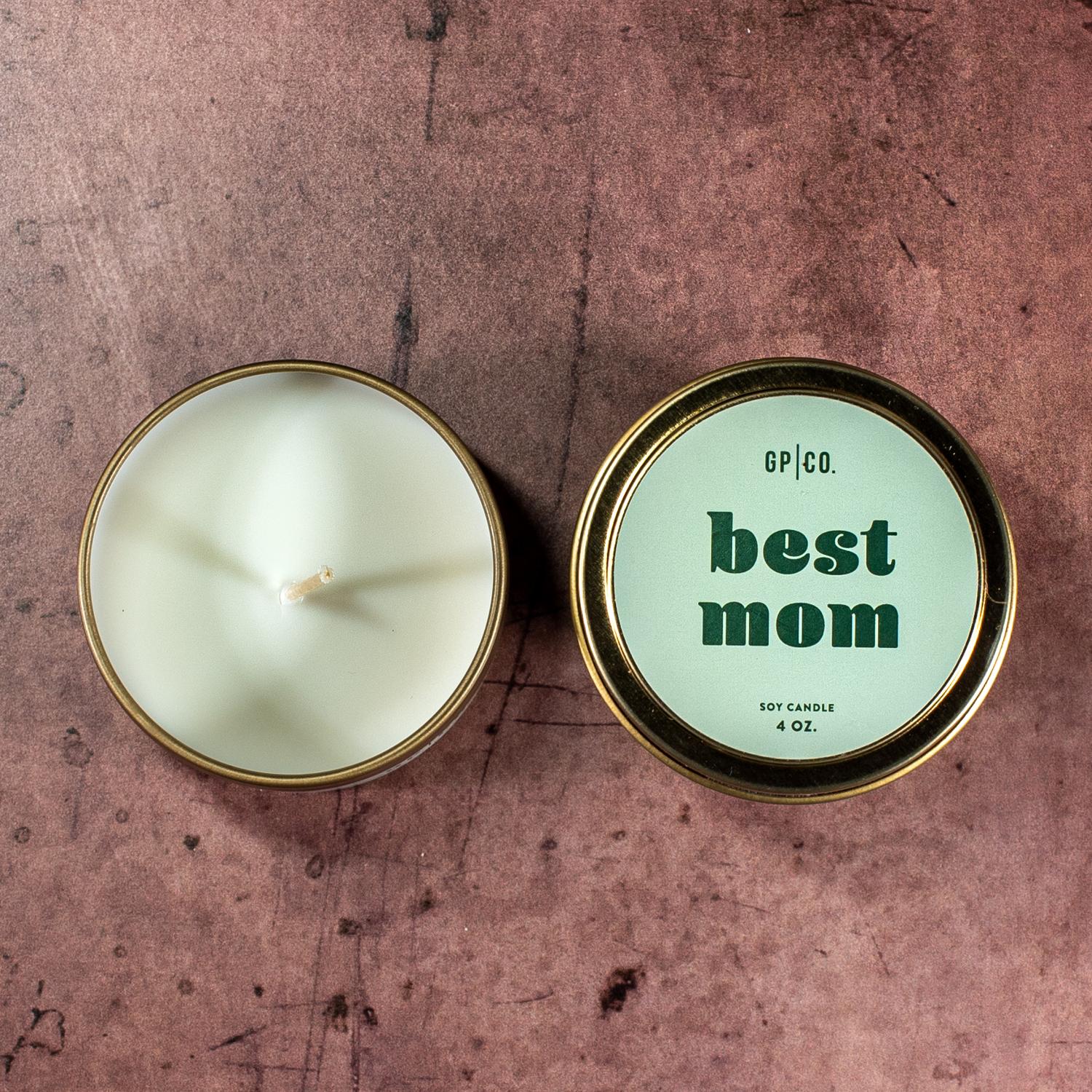 GP Candle Co. Best Mom Just Because Candle Tin