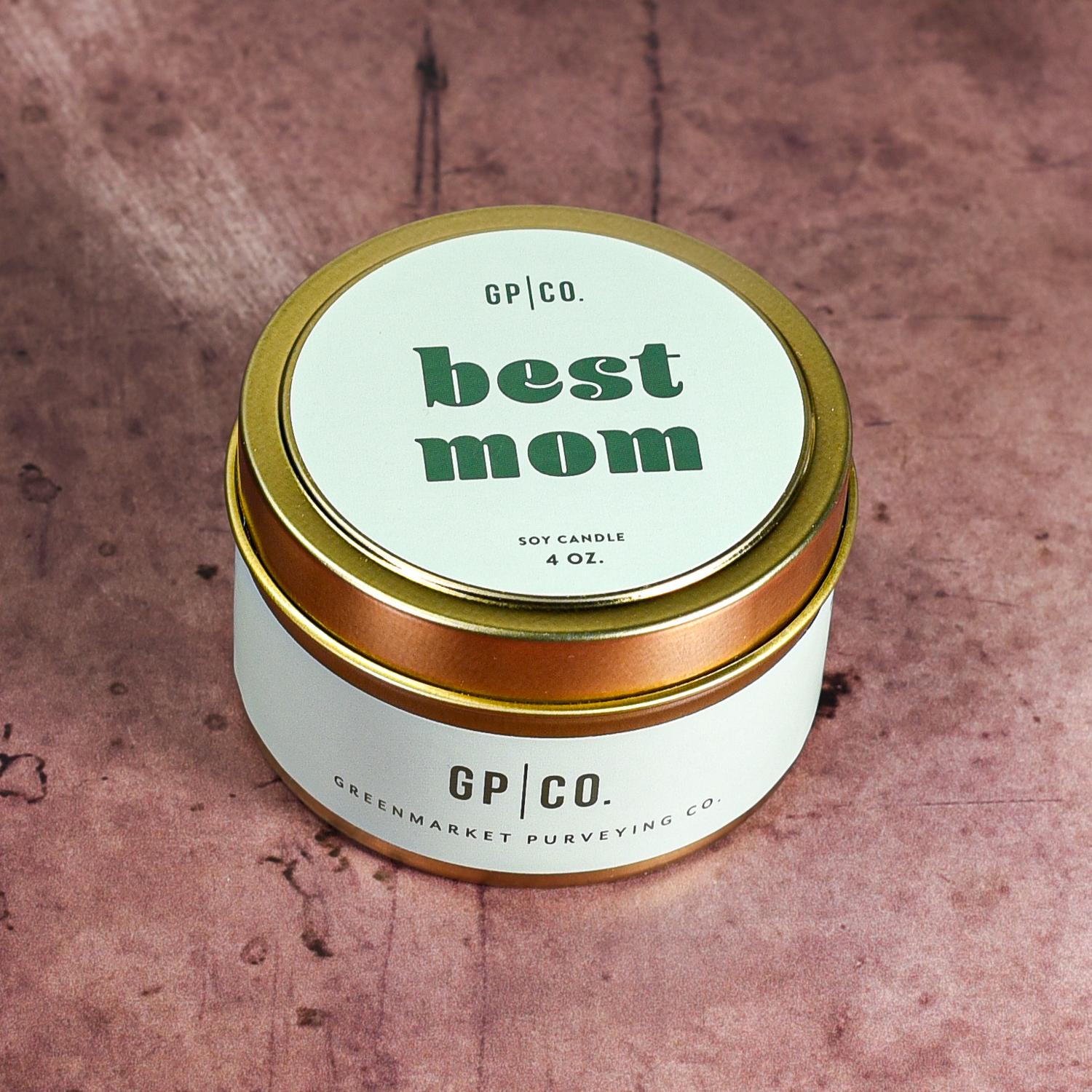 GP Candle Co. Best Mom Just Because Candle Tin