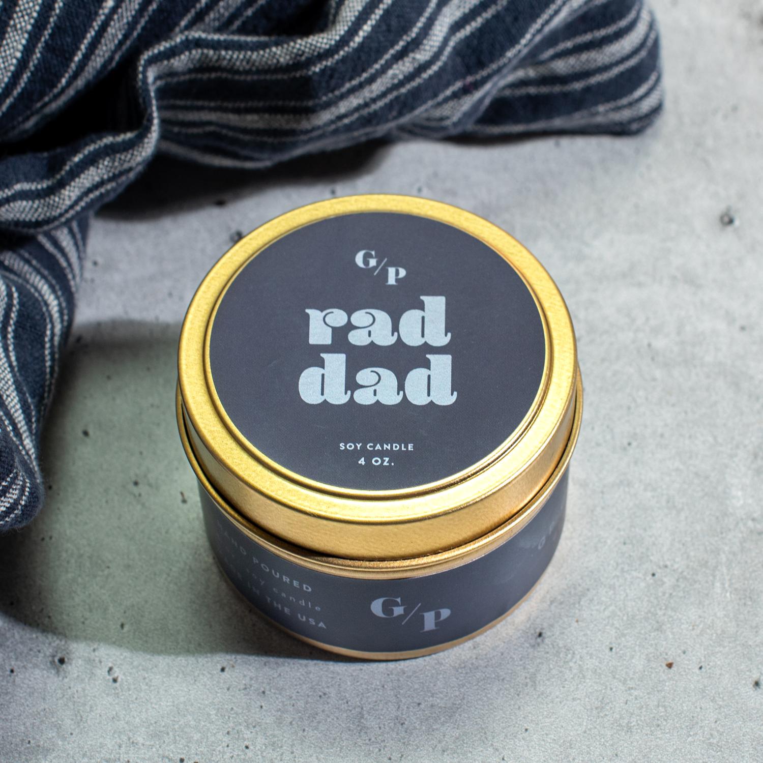 GP Candle Rad Dad Candle