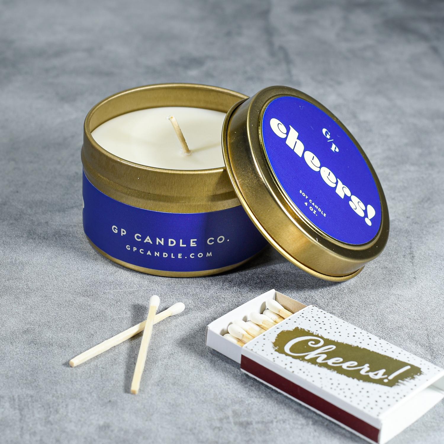 GP Candle Cheers! Just Because Candle 4oz Soy