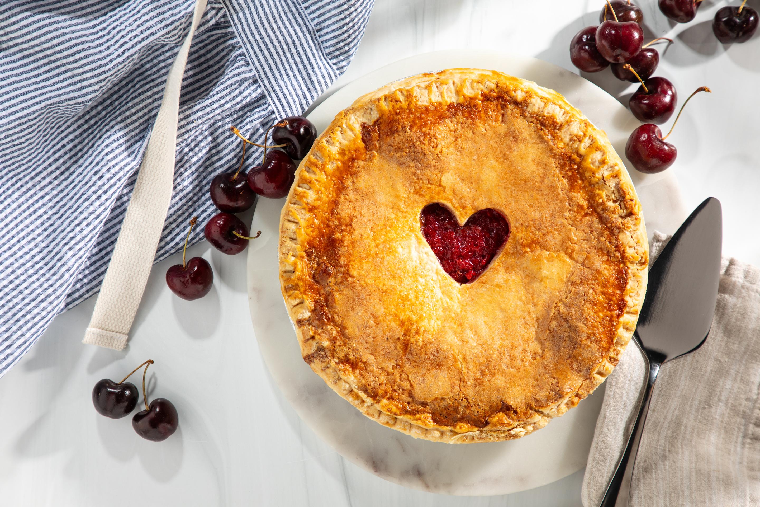 Sweet and Tart Cherry Pie with Flaky Buttery Crust