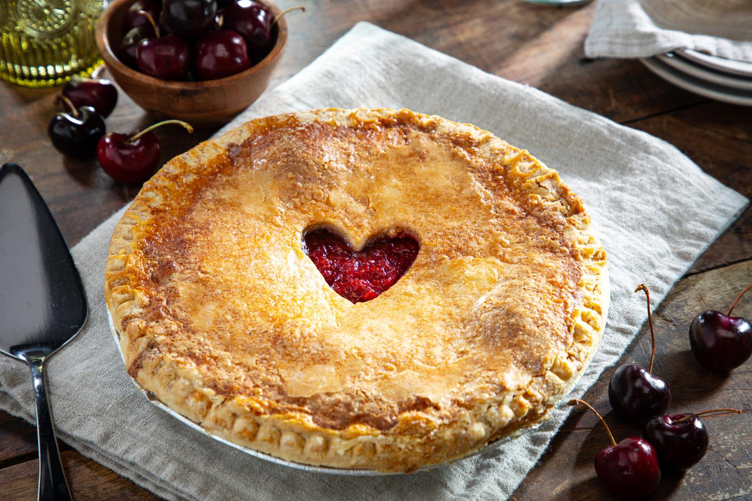 Sweet and Tart Cherry Pie with Flaky Buttery Crust