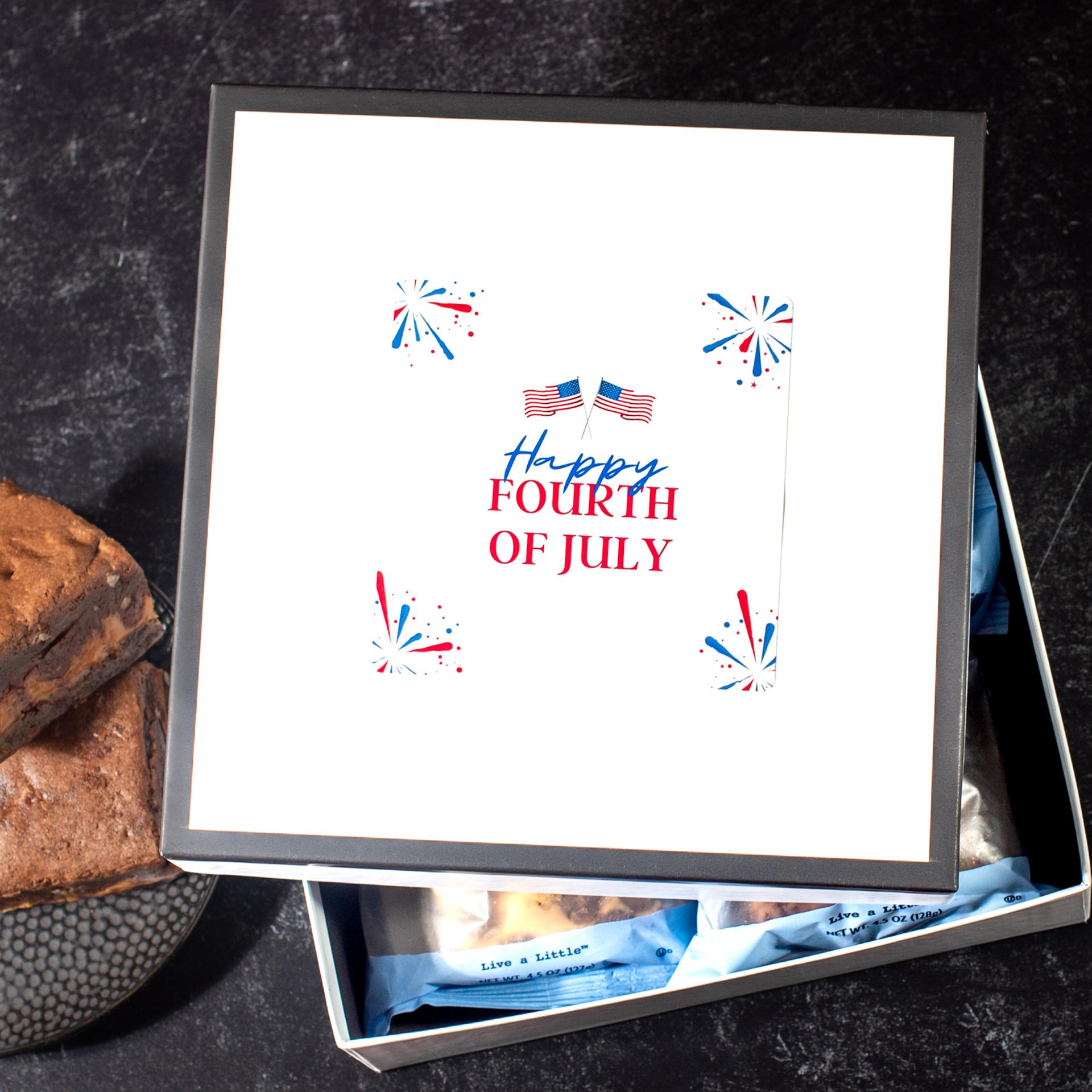 Happy Fourth of July Gift Box choose your own killer brownies
