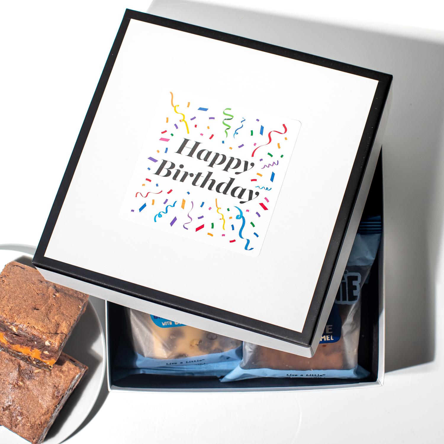 Happy Birthday Gift Box with Killer Brownies