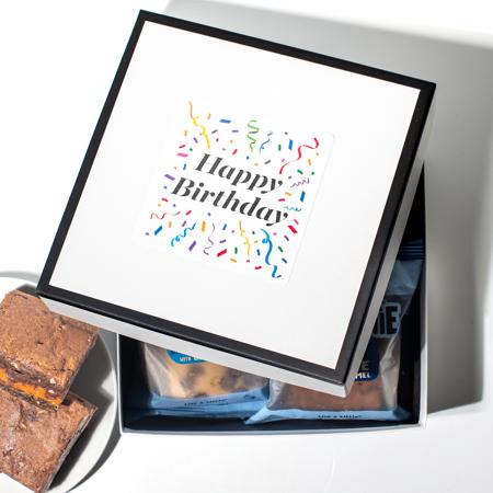 Happy Birthday Gift Box with Killer Brownies