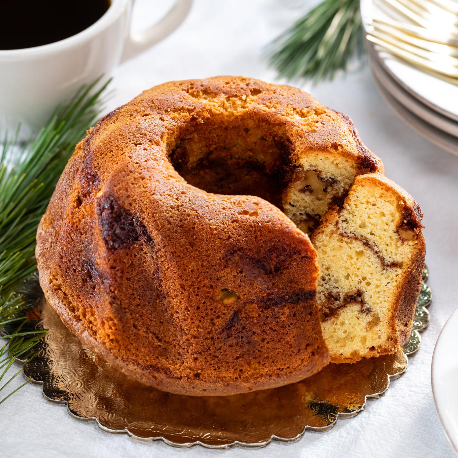 DLM Cinnamon toasted walnut coffee cake